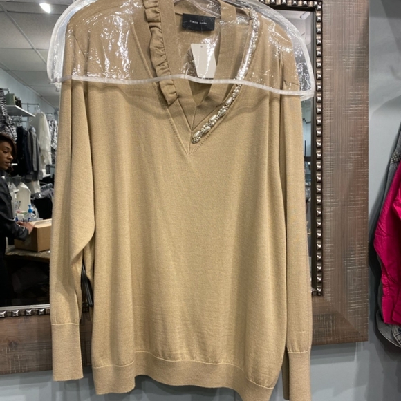 NWT $895 Simone Rocha cardigan sweater with pearls - Picture 3 of 3